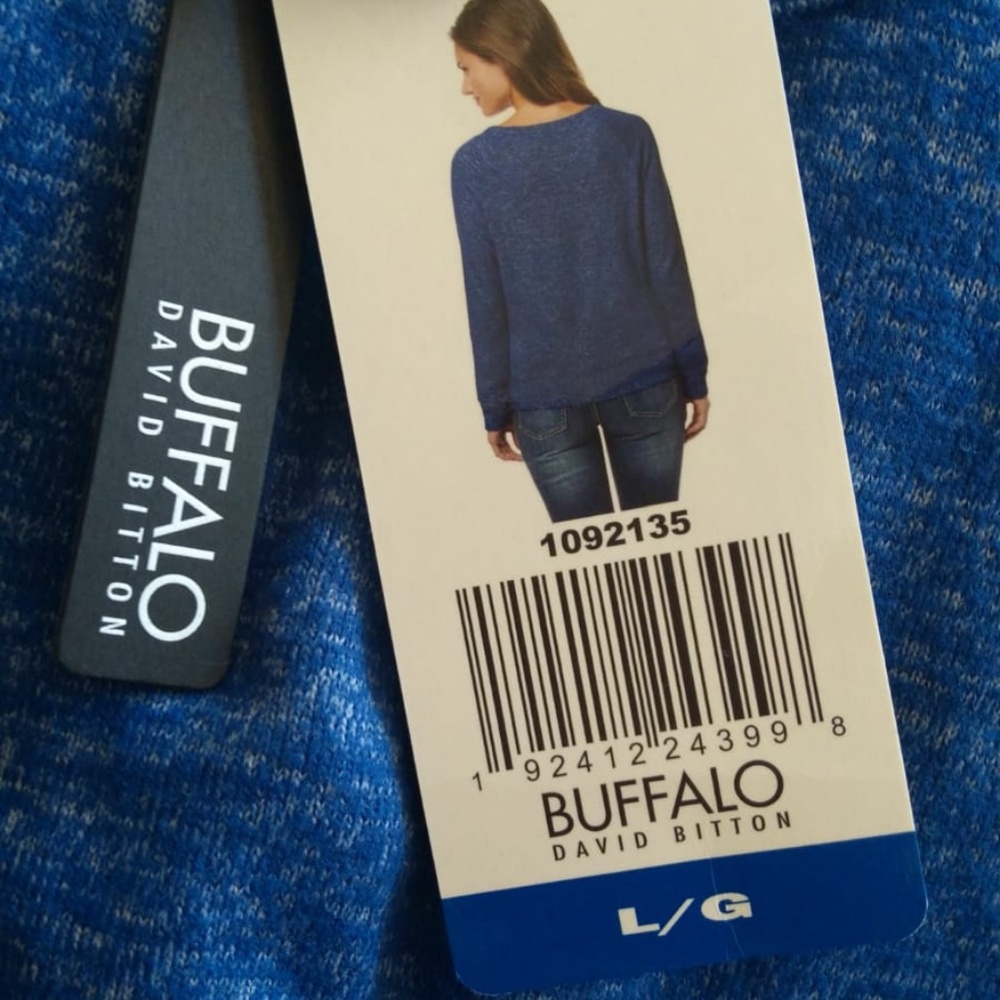Buffalo David Bitton Women's Soft Cozy Crew Neck - Picture 4 of 5